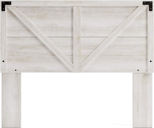 Whitewash finish wooden queen - finish,
