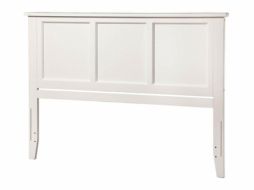 White finish queen - queen, wooden