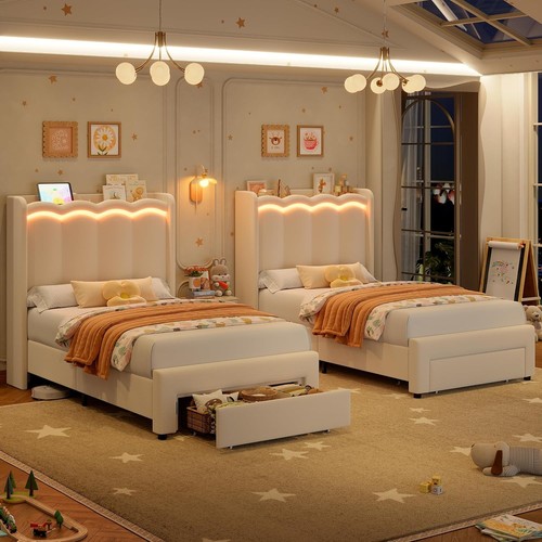 Set upholstered twin - 2,